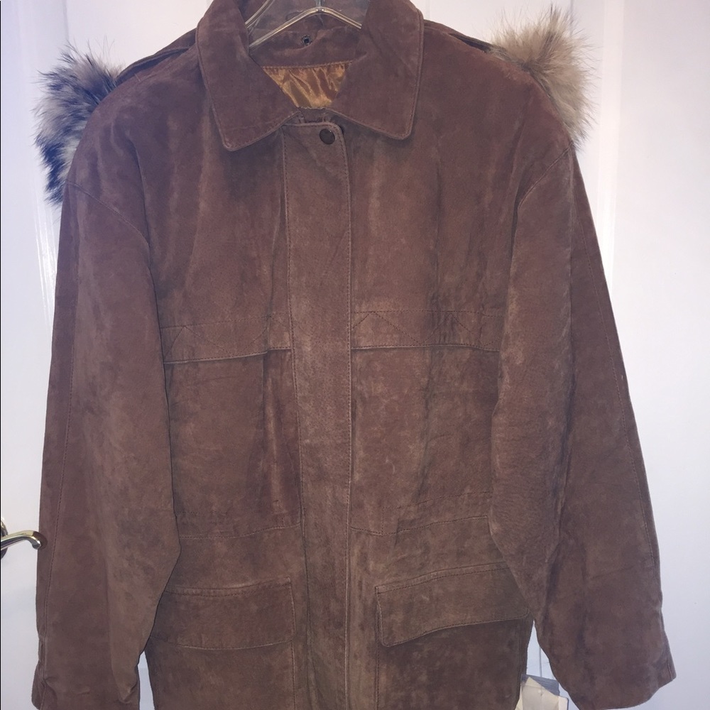 NWT Susquehanna Suede Leather Jacket Size Small - Picture 2 of 7